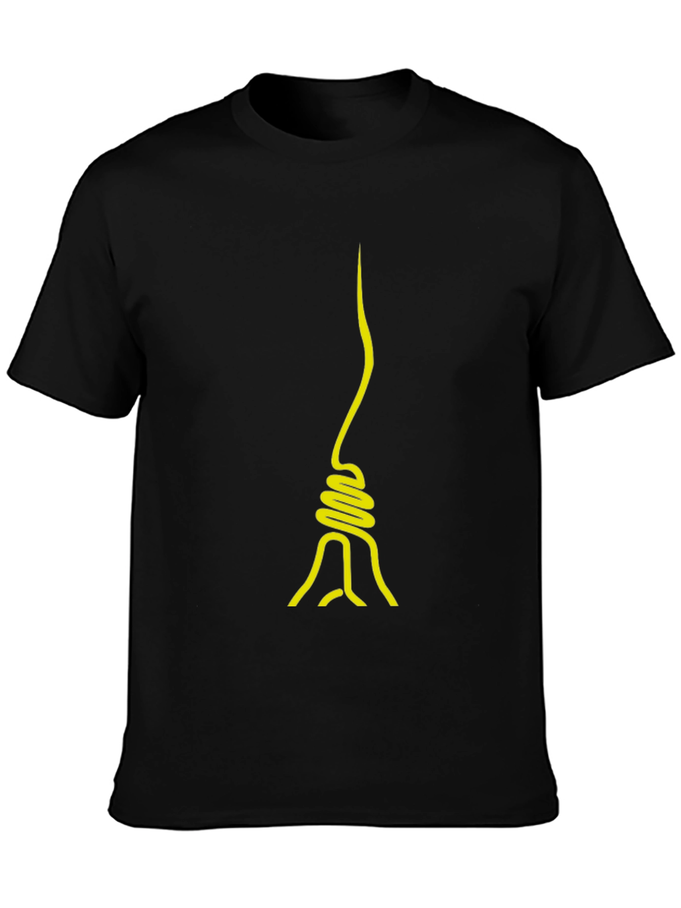 Modern Art Black T-Shirt