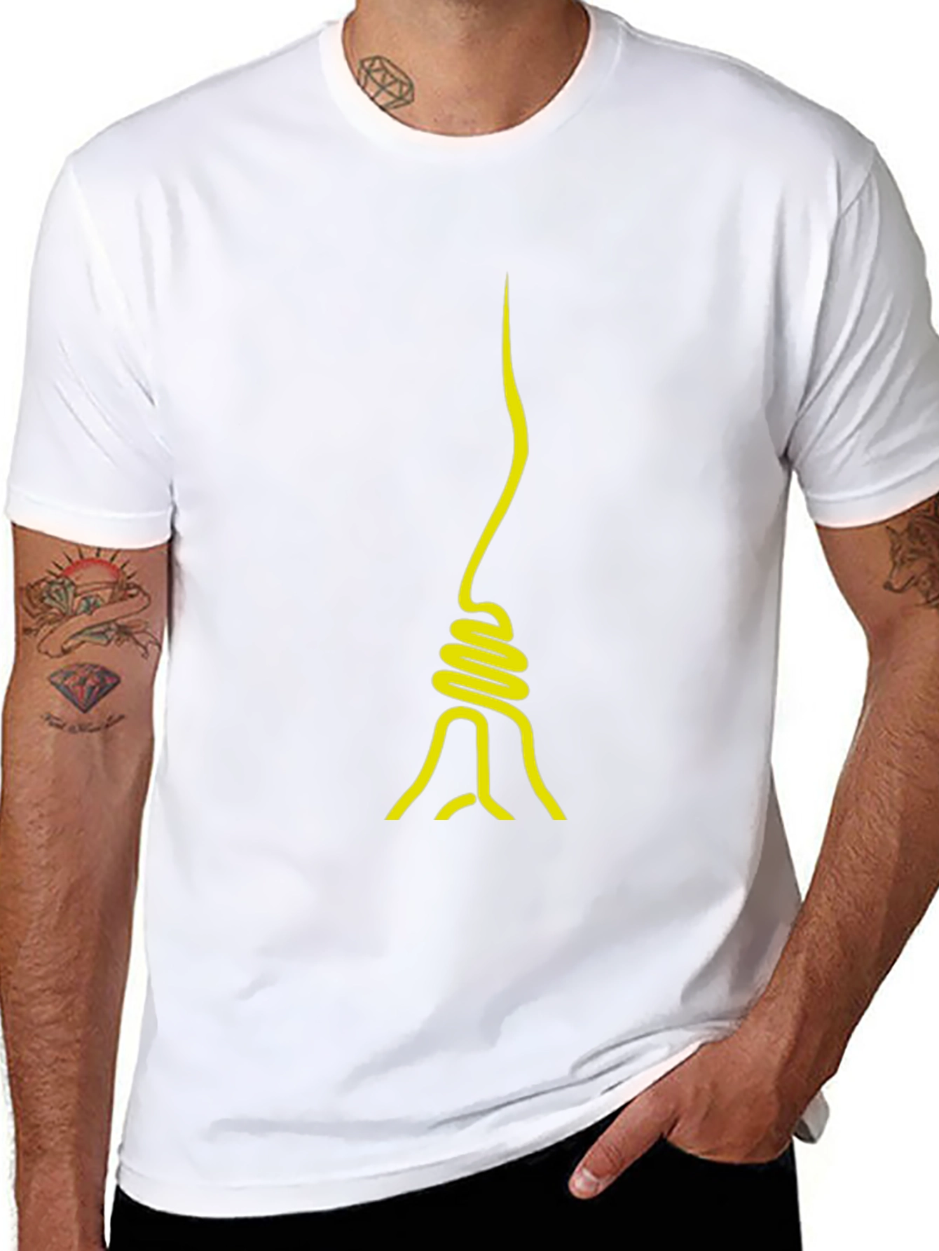 Modern Art Black T-Shirt