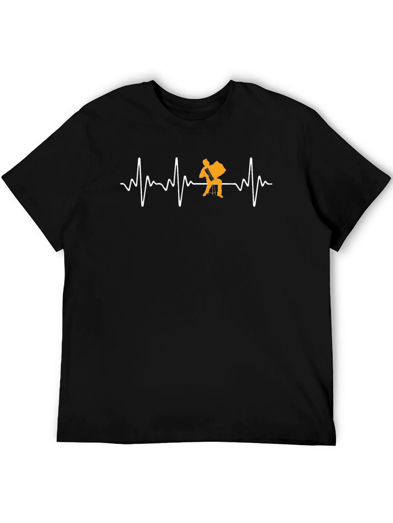 Accordion Heartbeat T-Shirt - Musical Passion