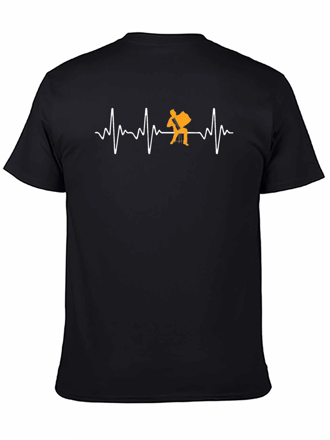 Accordion Heartbeat T-Shirt - Musical Passion