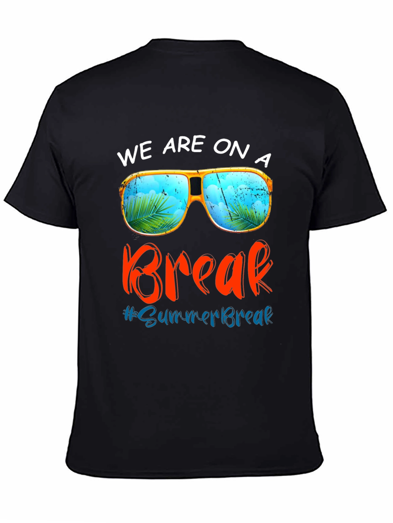 Summer Break T-Shirt: Sunglasses Beach Vacation Tee