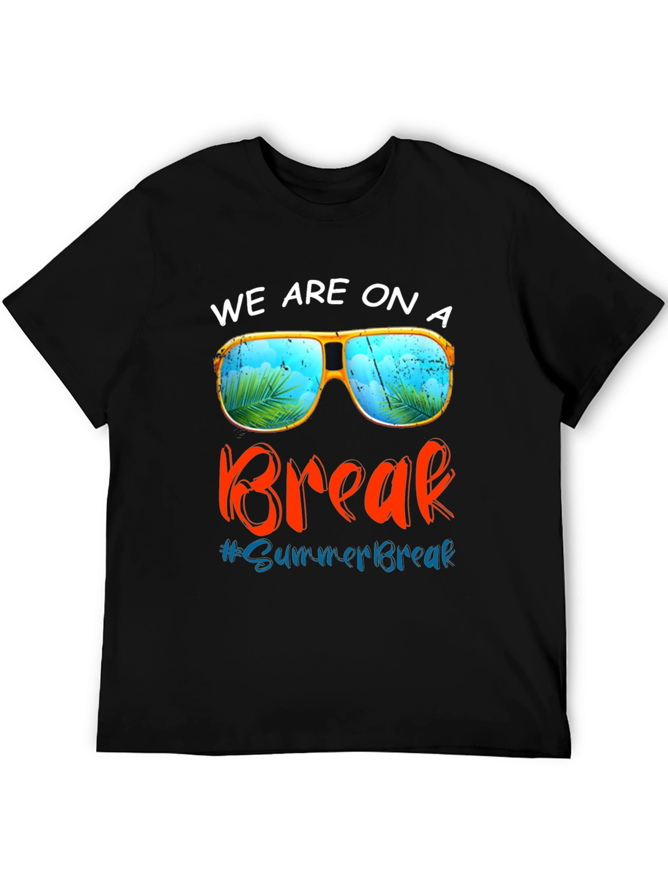 Summer Break T-Shirt: Sunglasses Beach Vacation Tee