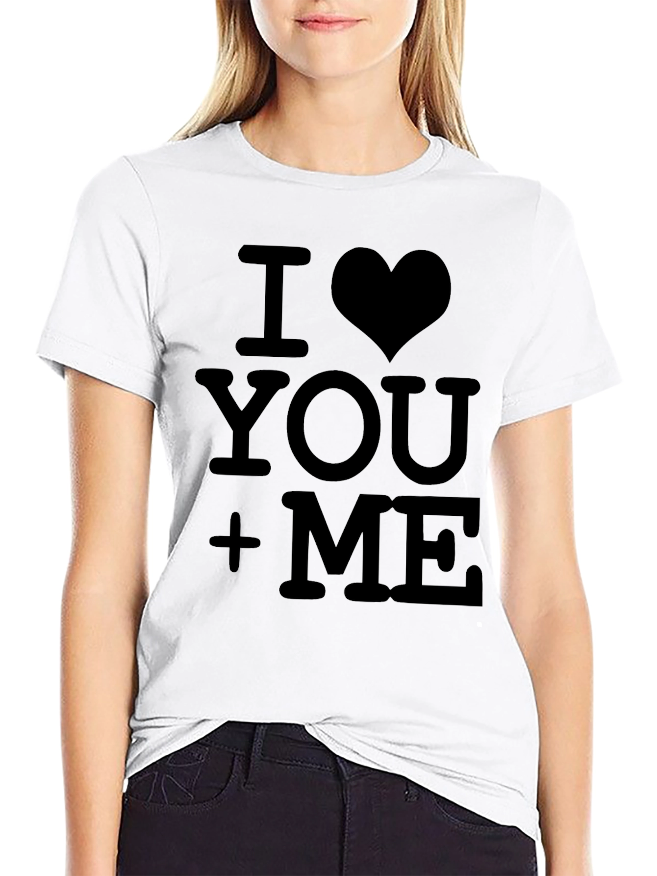 I Heart You + Me Graphic Tee