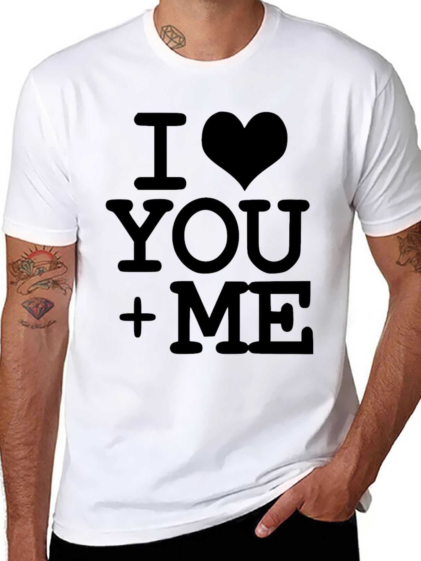 I Heart You + Me Graphic Tee