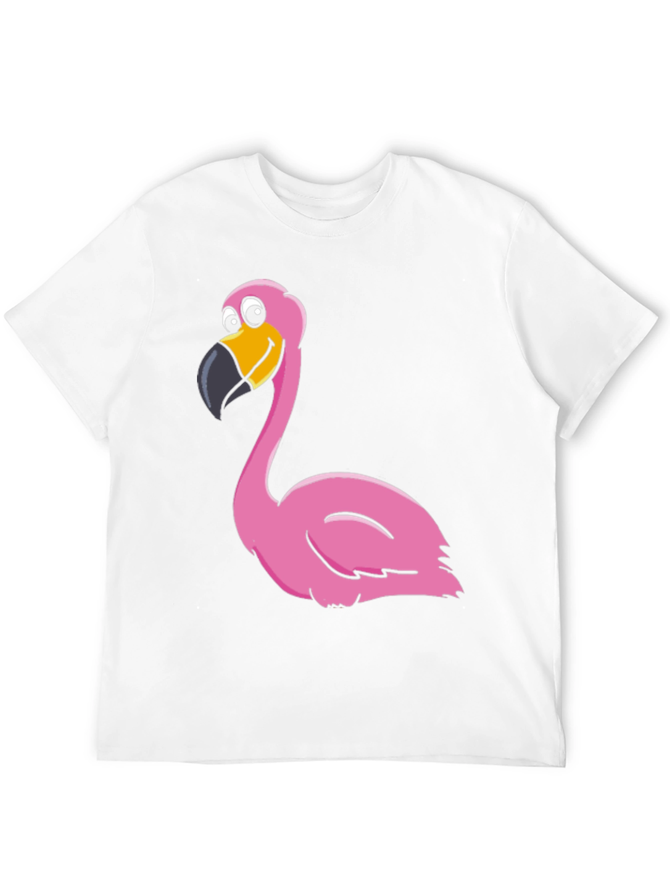 Funny Flamingo Graphic Print Tee