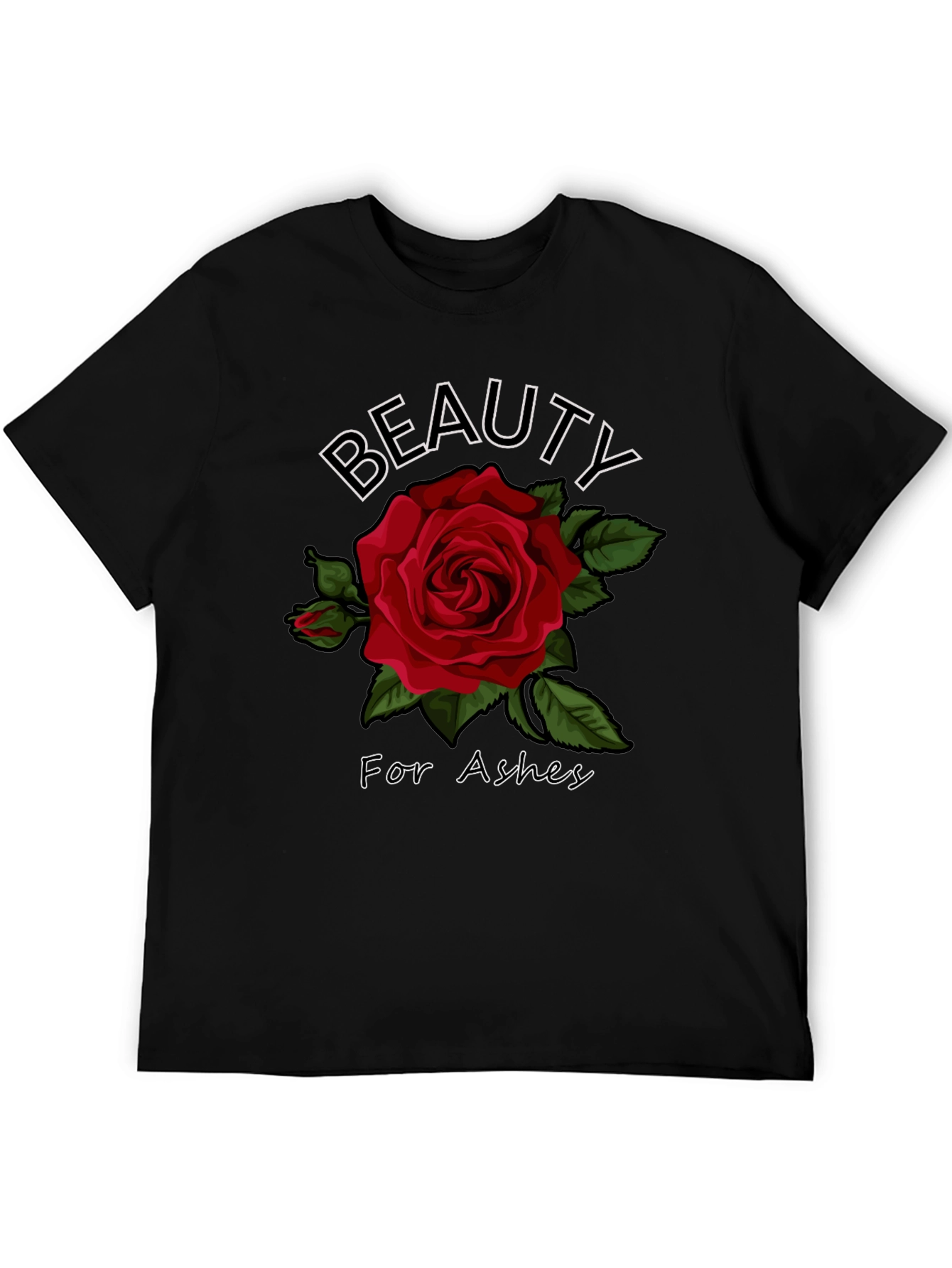 Beauty for Ashes Rose Graphic T-Shirt