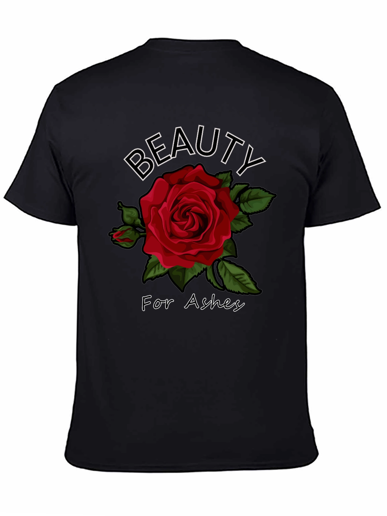 Beauty for Ashes Rose Graphic T-Shirt