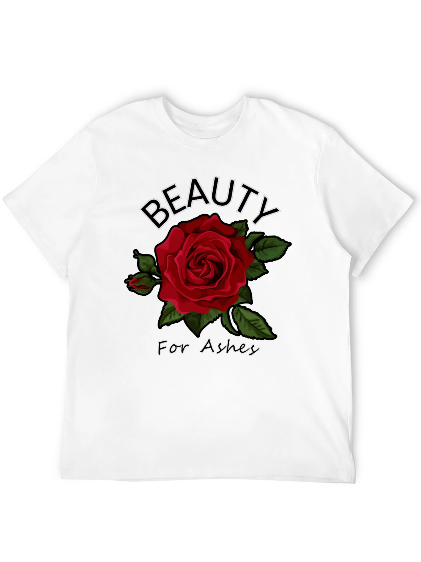 Beauty for Ashes Rose Graphic T-Shirt