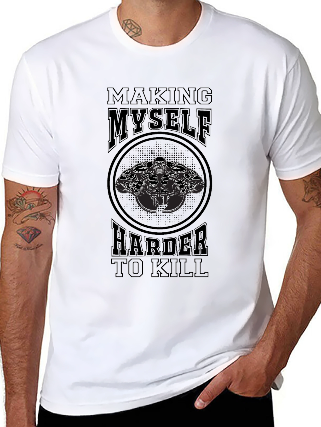 Making Myself Harder to Kill Graphic Tee
