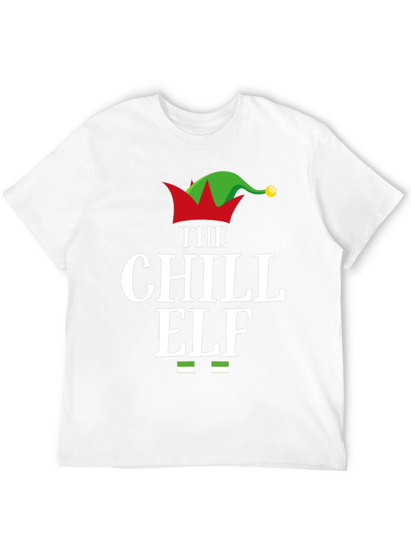 Chill Elf Graphic Tee - Holiday Fun!