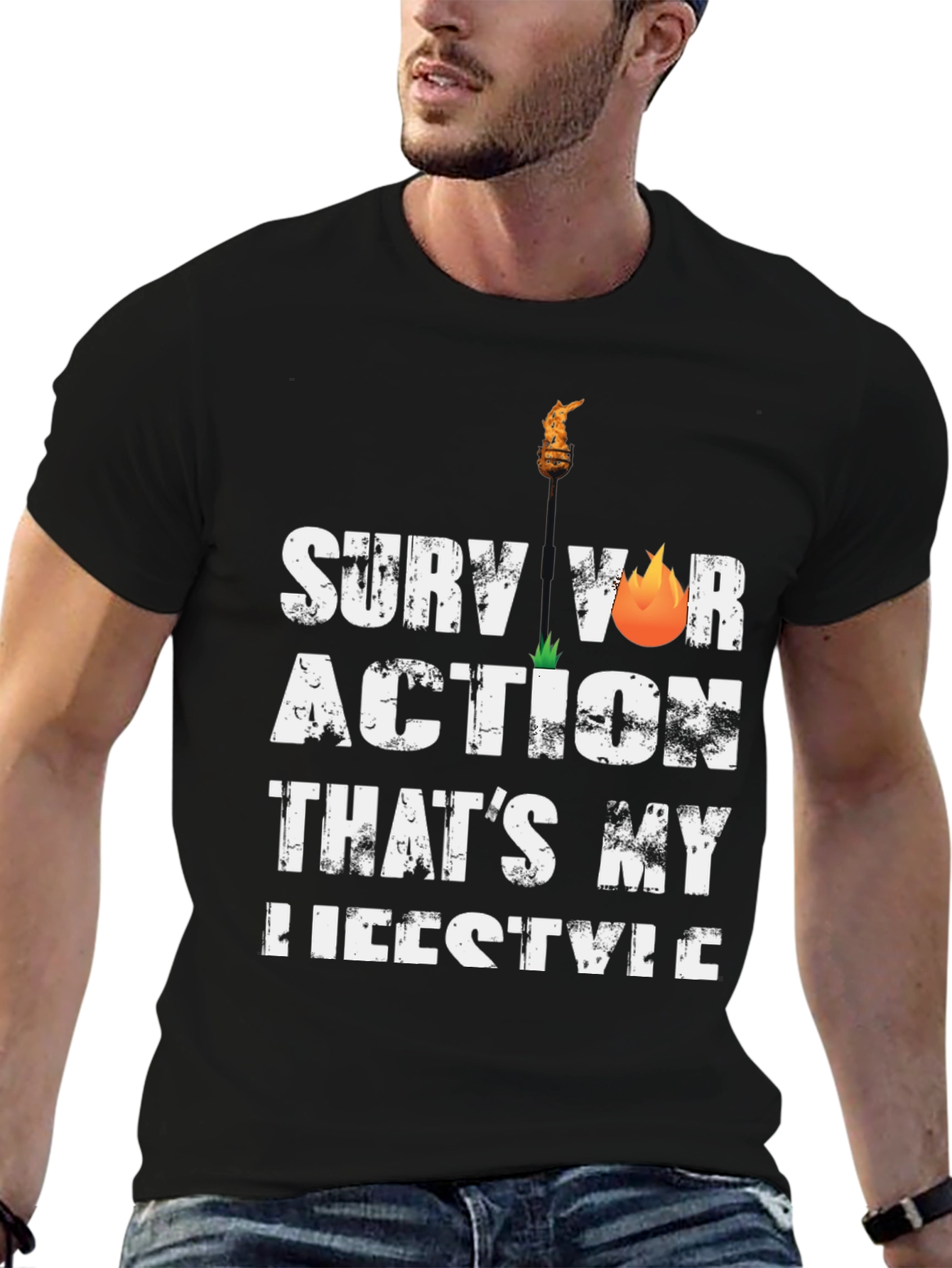 Survivor Lifestyle Graphic Tee - Adventure Ready