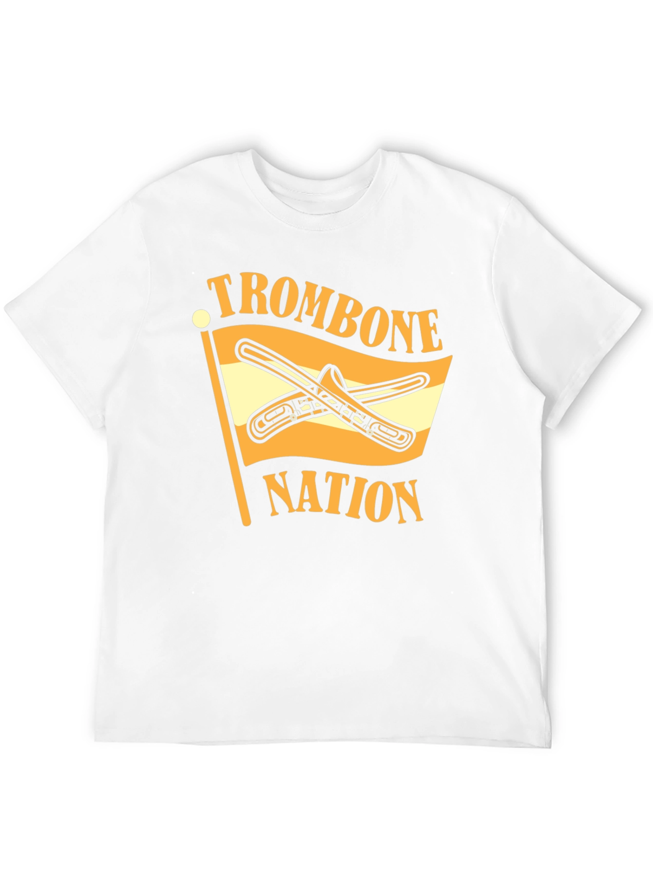 Trombone Nation Graphic T-Shirt - Music Lover Tee