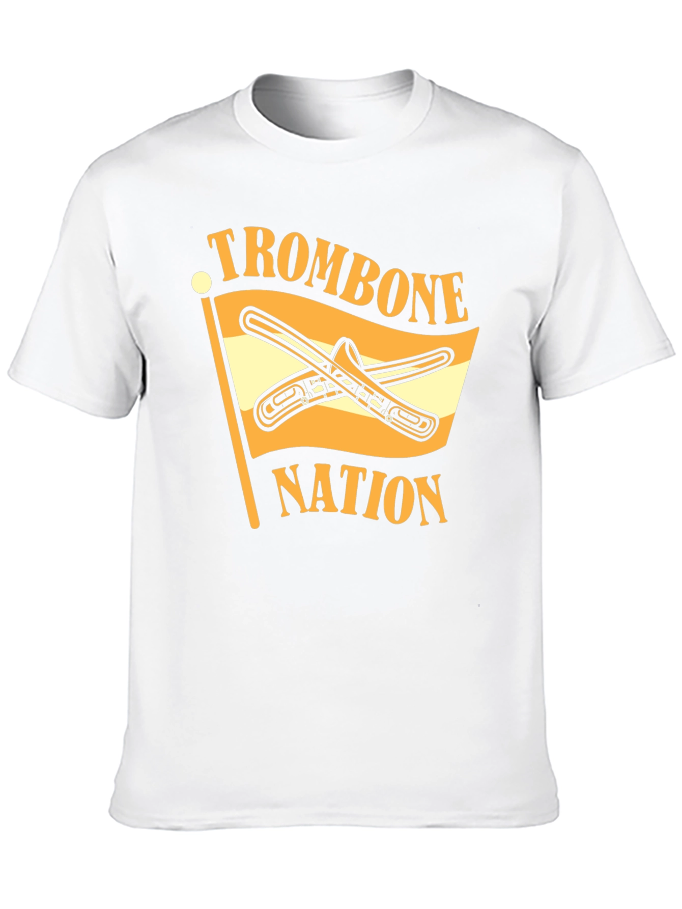 Trombone Nation Graphic T-Shirt - Music Lover Tee