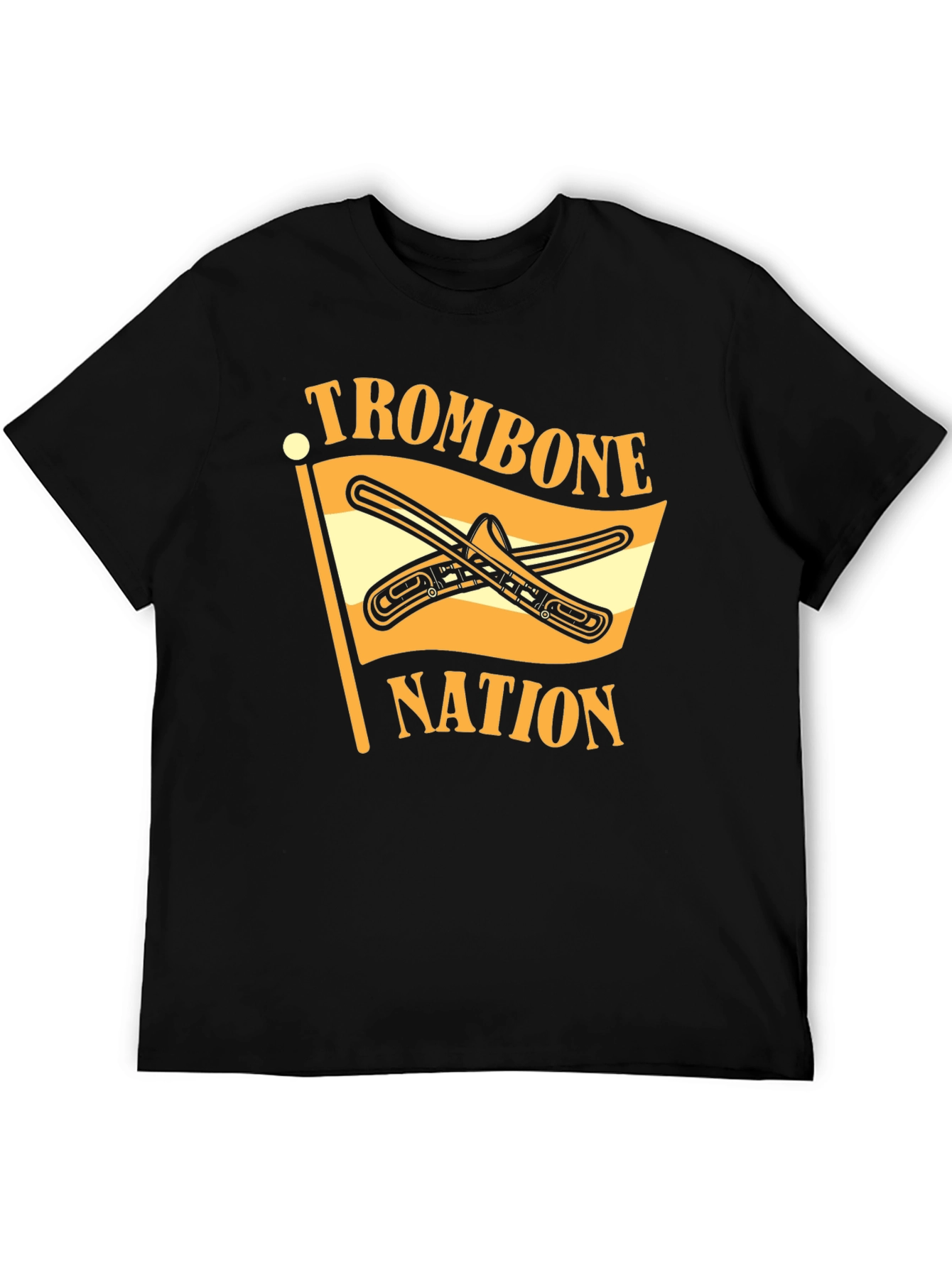 Trombone Nation Graphic T-Shirt - Music Lover Tee
