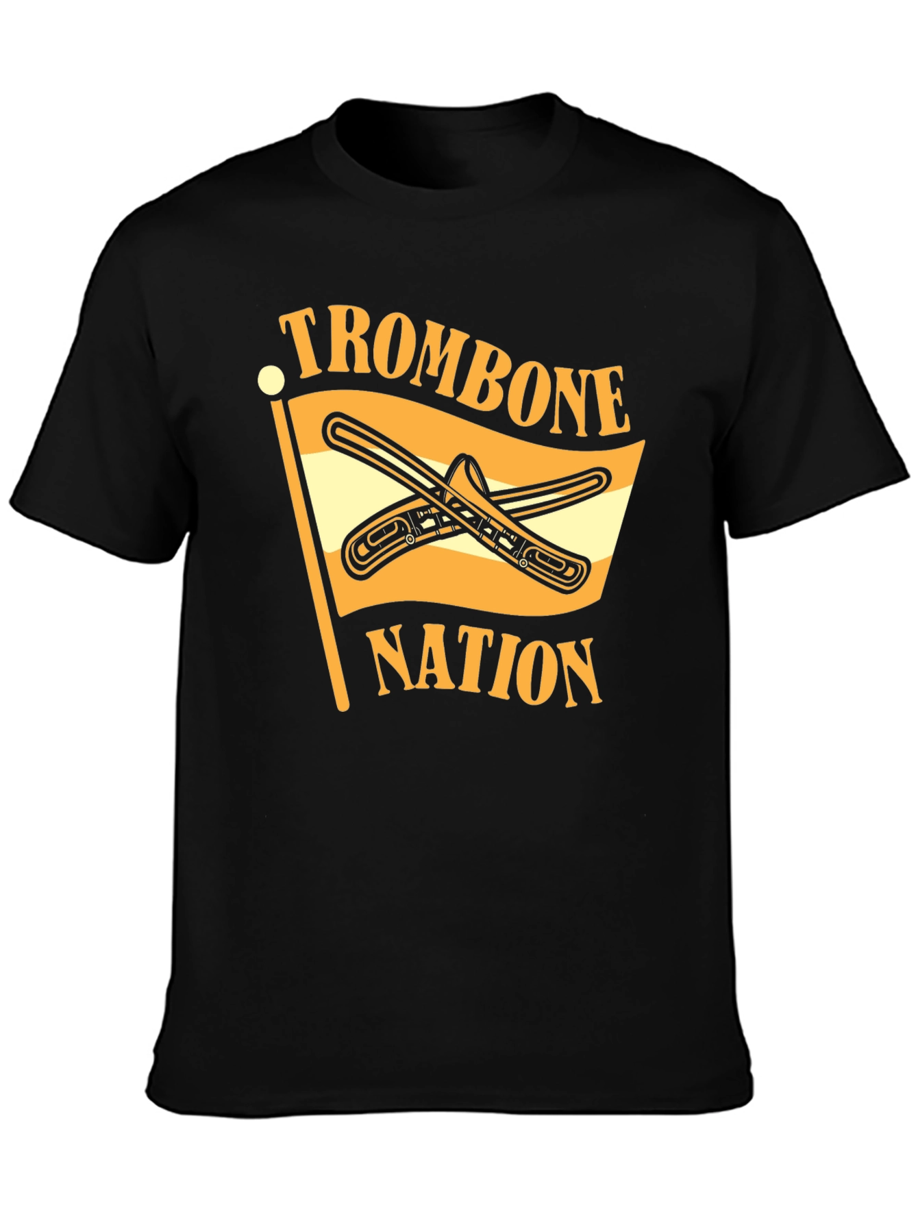 Trombone Nation Graphic T-Shirt - Music Lover Tee