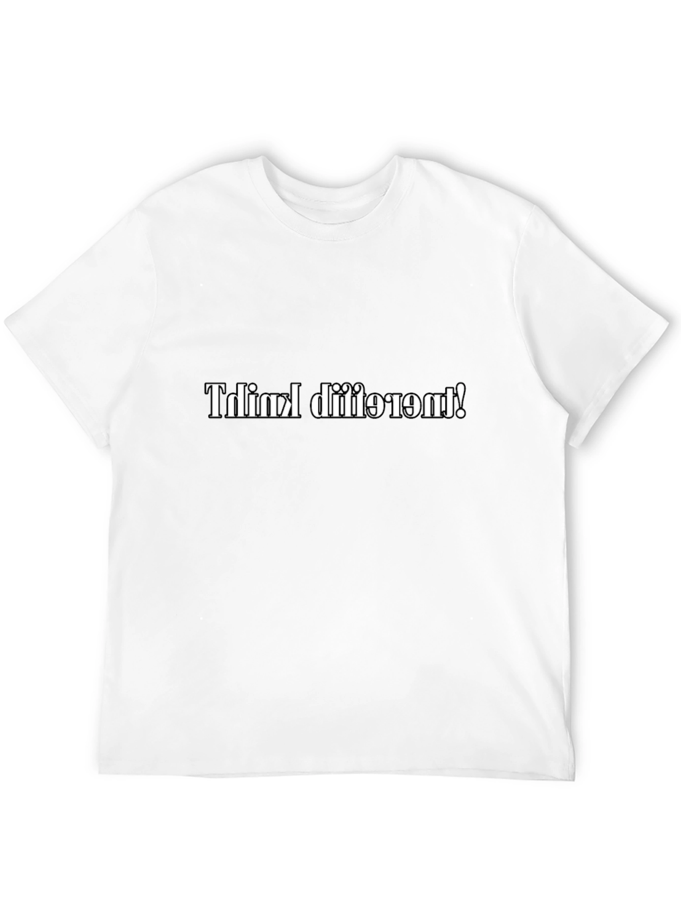 Think Different Graphic Tee - Soft Cotton Blend