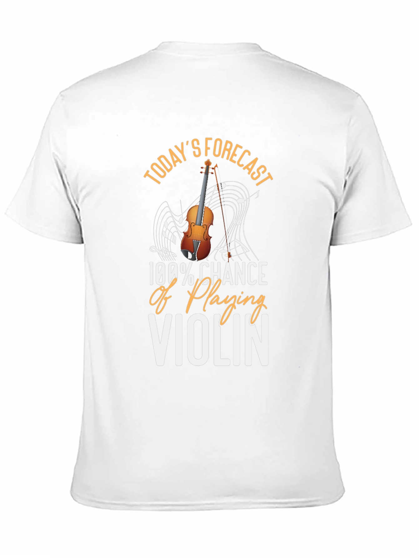 Violin Player T-Shirt - 100% Chance of Playing