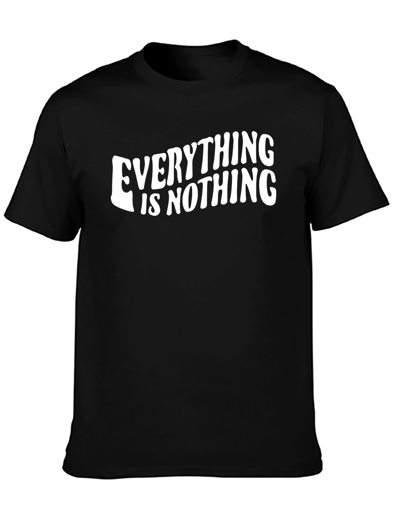 Everything Is Nothing Graphic T-Shirt - Black
