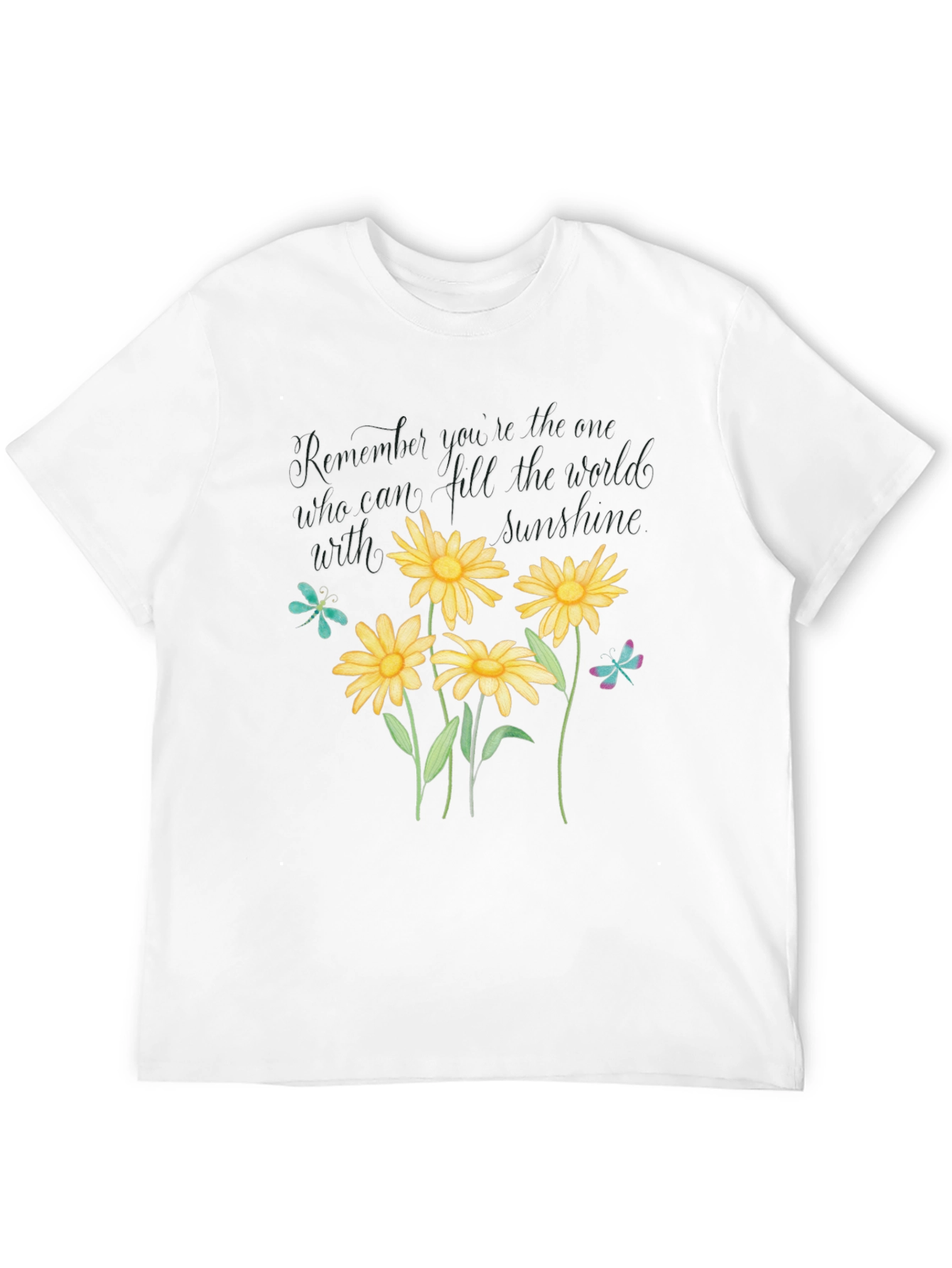 Floral Sunshine T-Shirt: Remember Who You Are