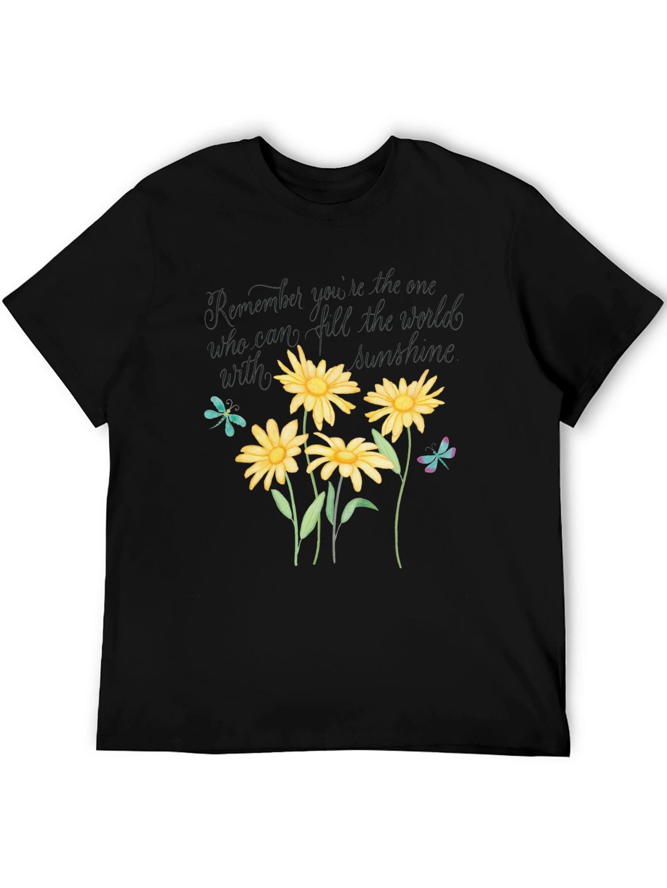 Floral Sunshine T-Shirt: Remember Who You Are