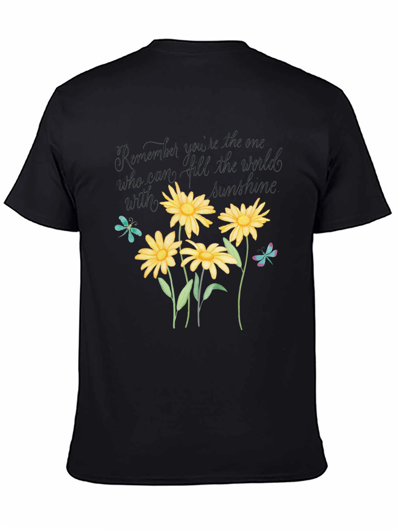 Floral Sunshine T-Shirt: Remember Who You Are