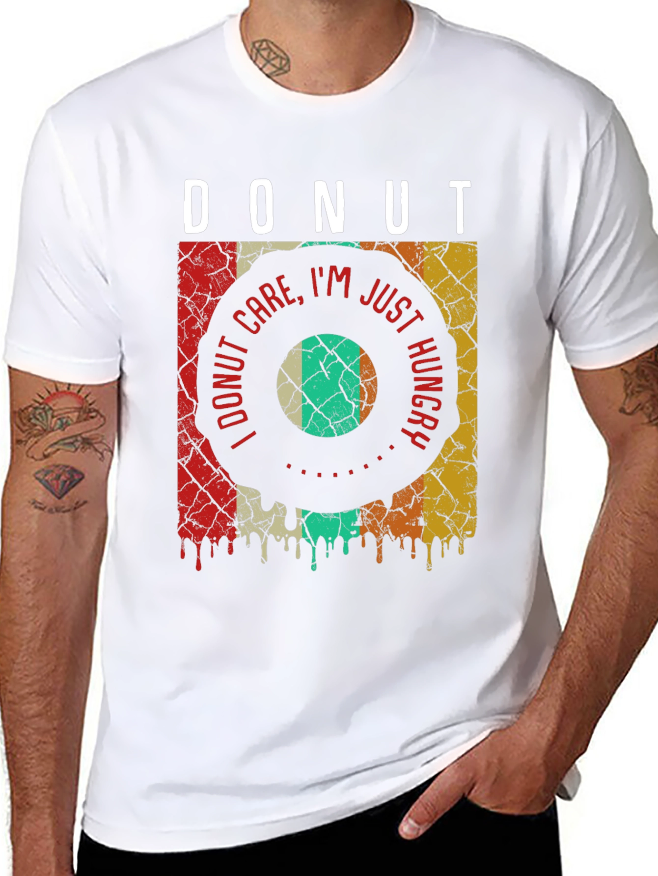 Donut Care Hungry Graphic T-Shirt