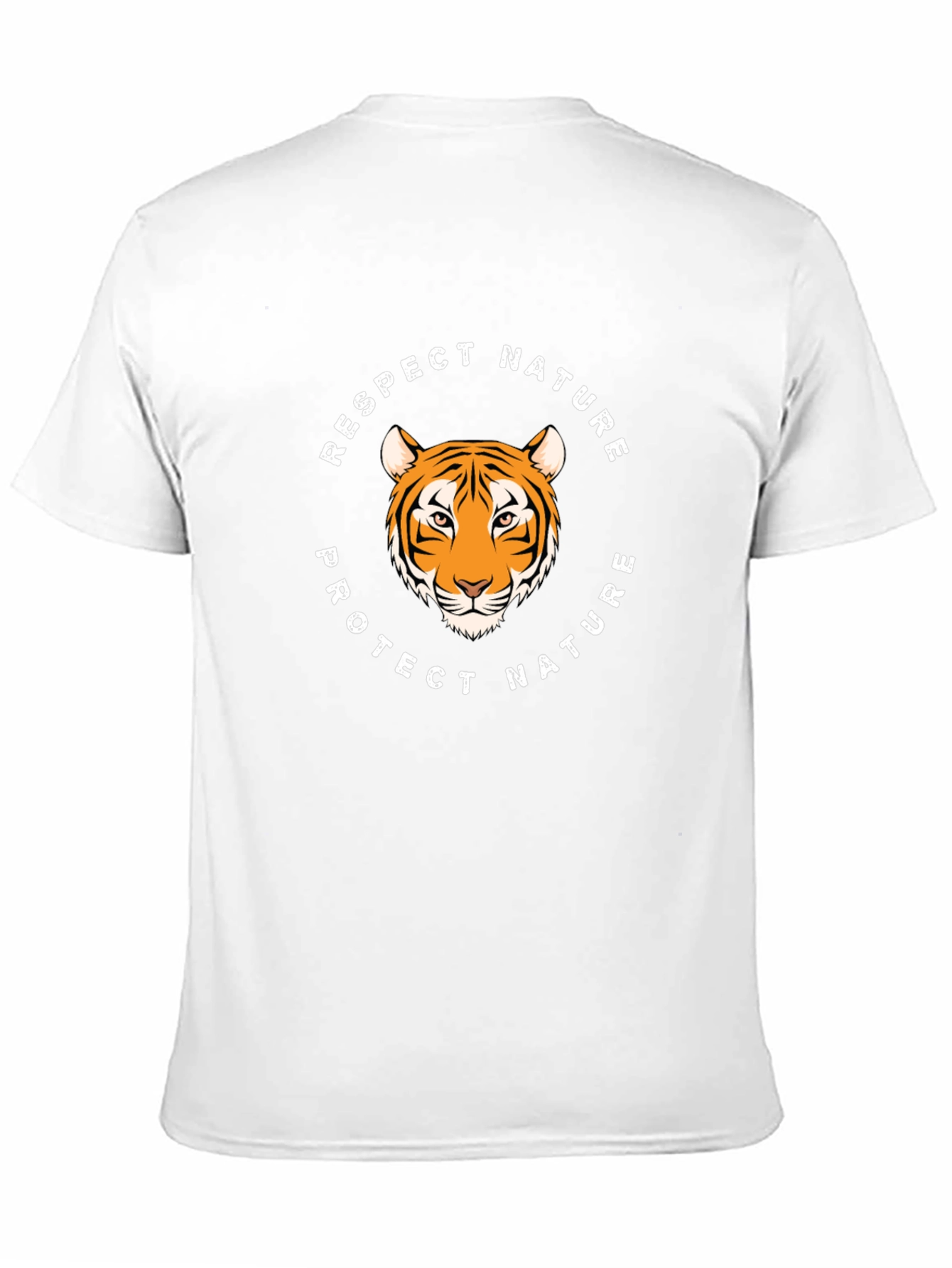Respect Nature Tiger Graphic Tee - Black
