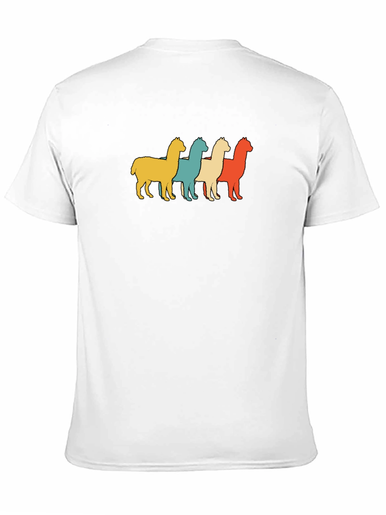 Retro Alpaca T-Shirt - Graphic Tee for Men
