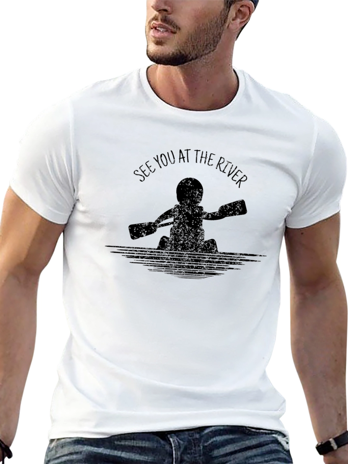 See You at the River T-Shirt Kayak Paddling