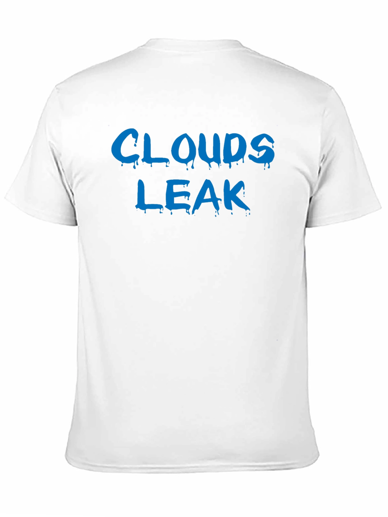 Clouds Leak Black Graphic T-Shirt