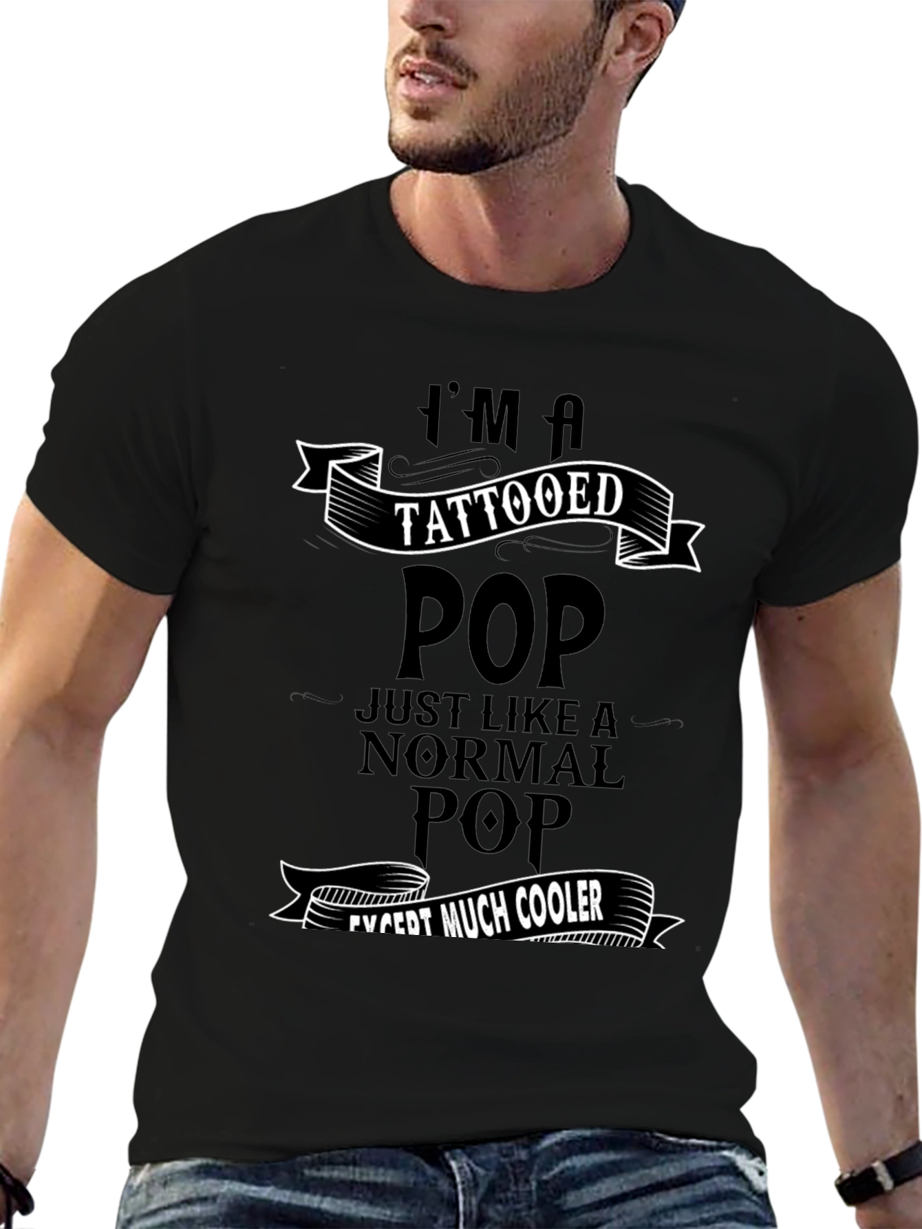 Tattooed Pop T-Shirt - Cool Dad Tee