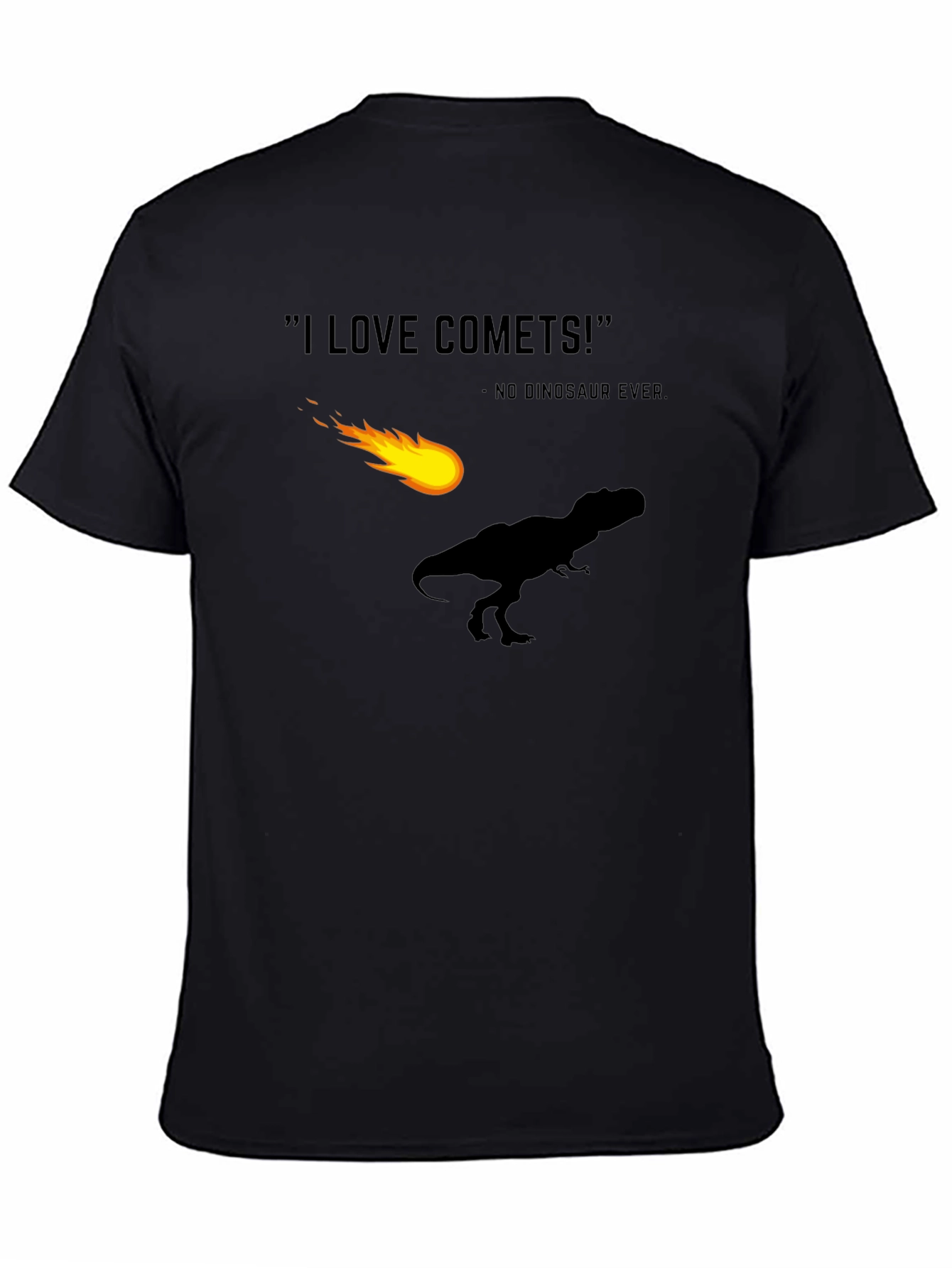 I Love Comets! Funny Dinosaur T-Shirt