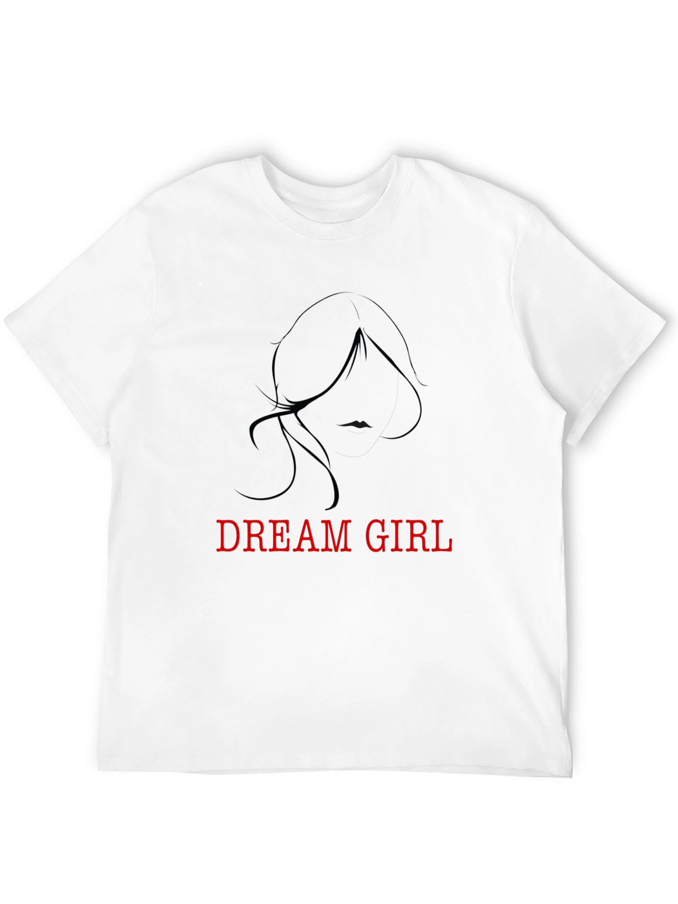 Dream Girl Black Tee - Stylish Graphic T-Shirt