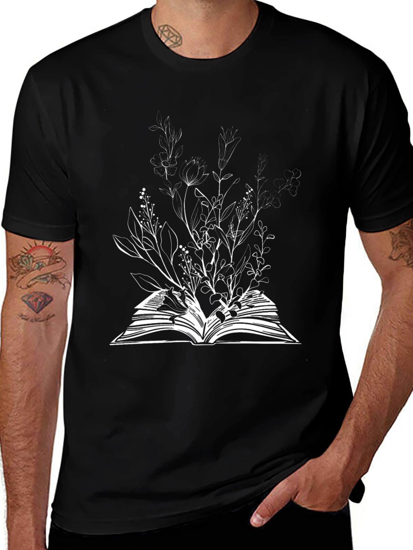 Botanical Book Graphic Tee