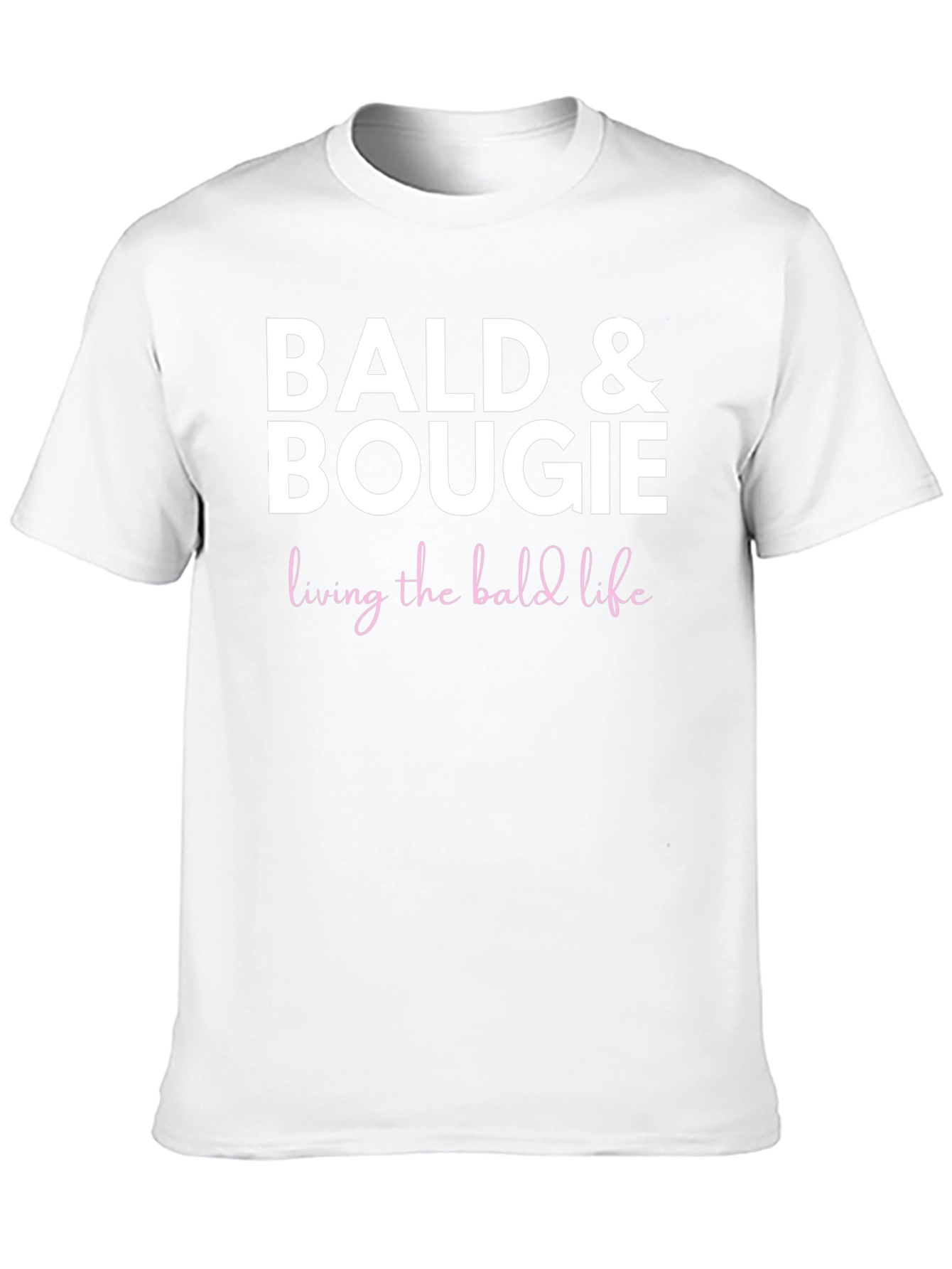 Bald & Bougie T-Shirt - Living the Bald Life