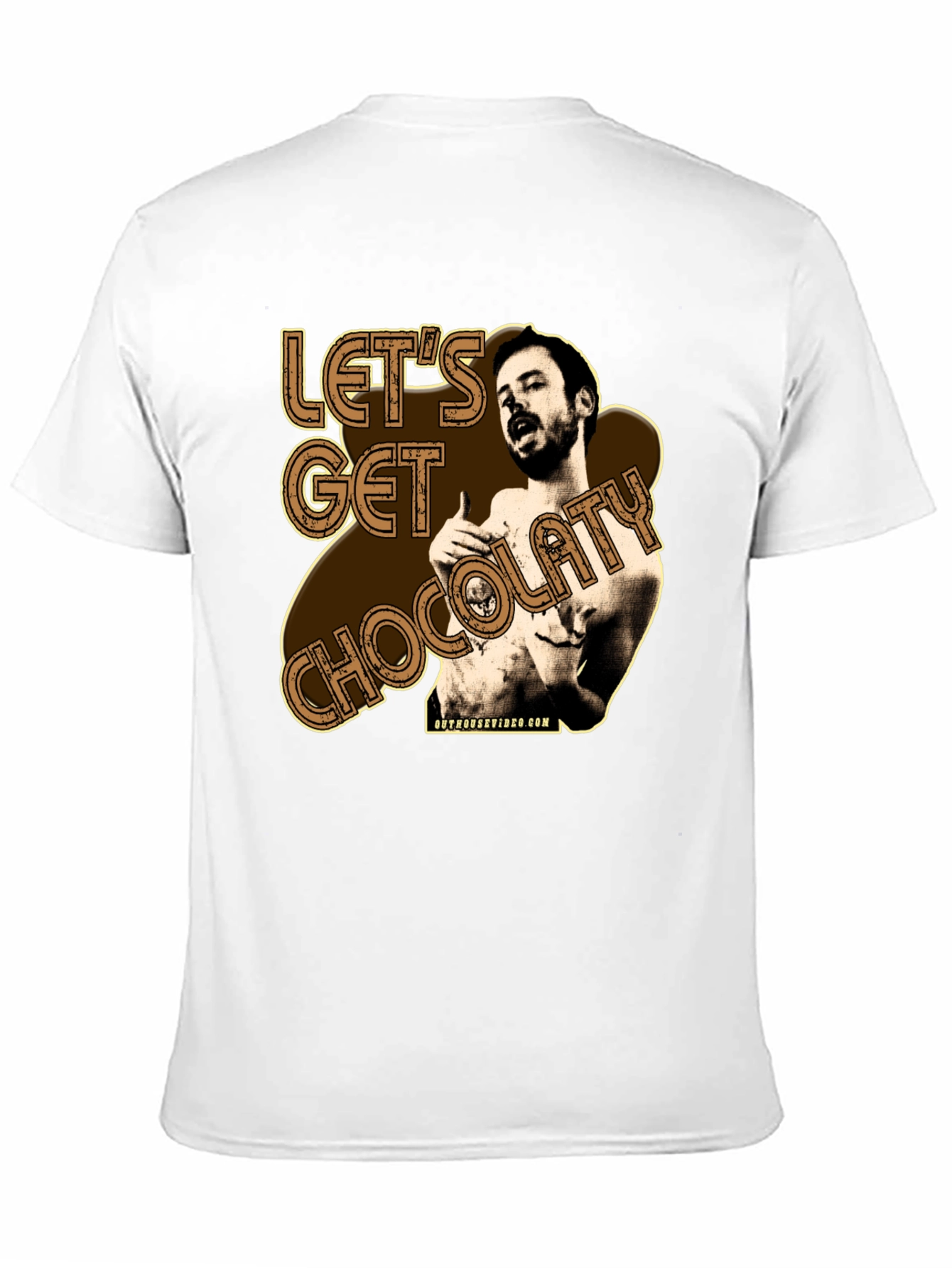 Lets Get Chocolaty Funny Graphic Tee