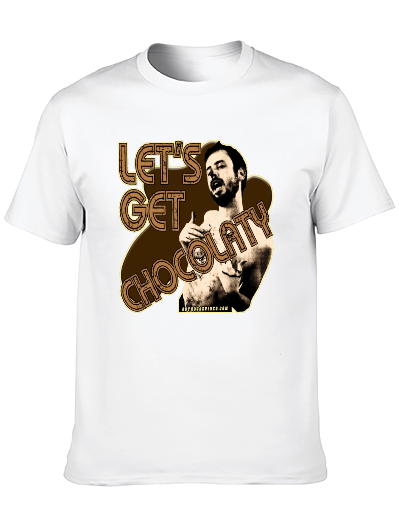 Lets Get Chocolaty Funny Graphic Tee