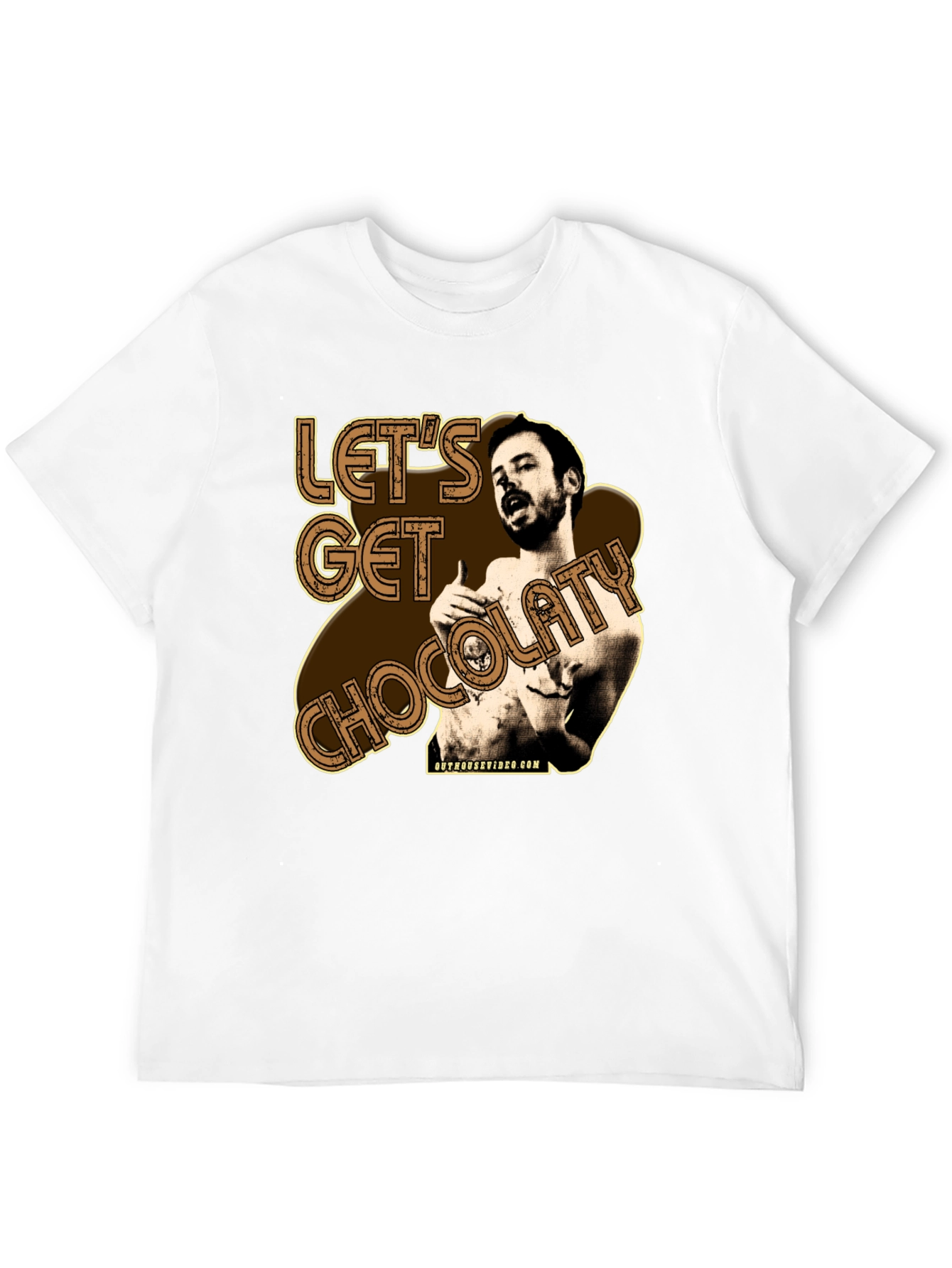 Lets Get Chocolaty Funny Graphic Tee