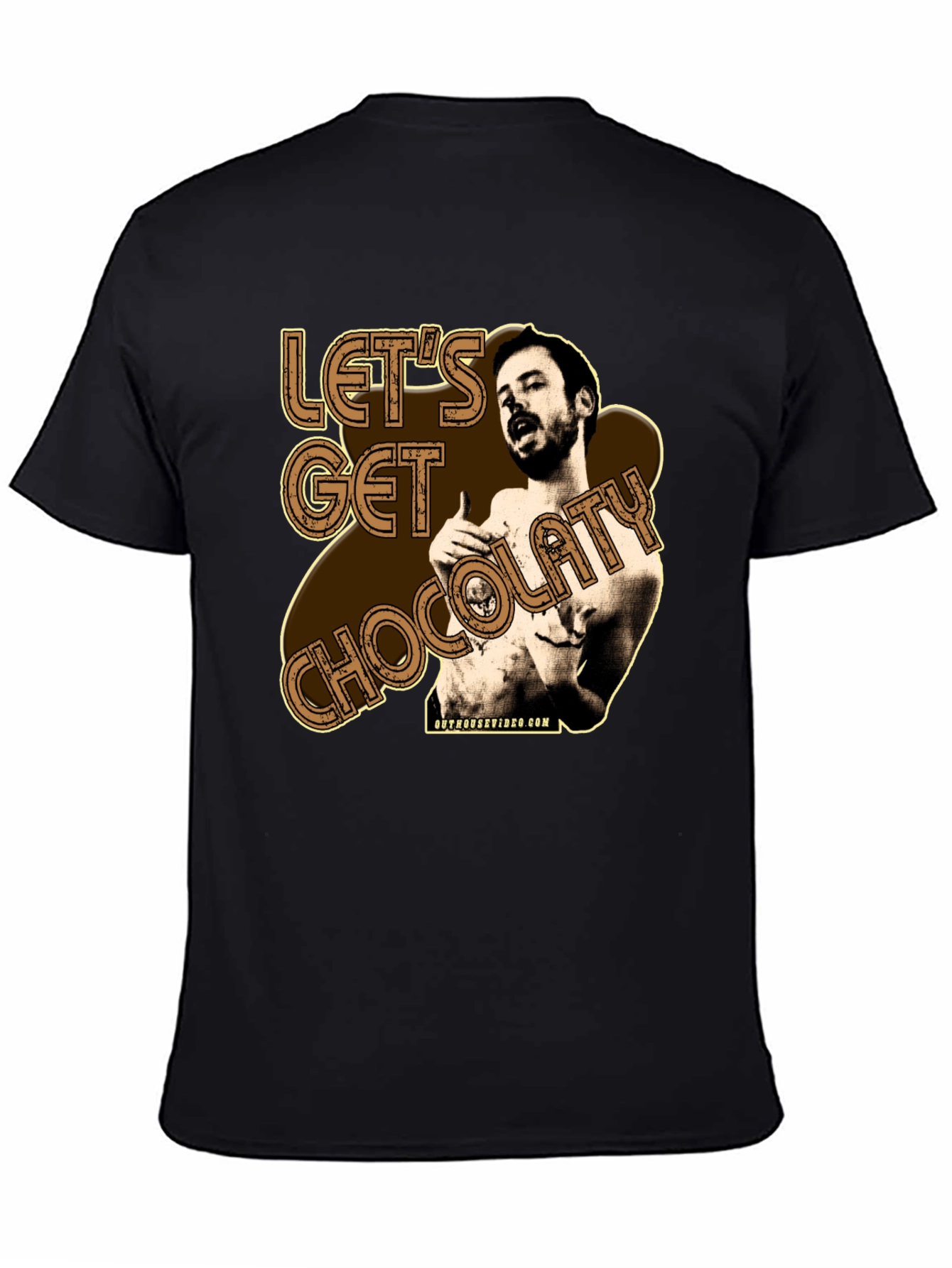Lets Get Chocolaty Funny Graphic Tee