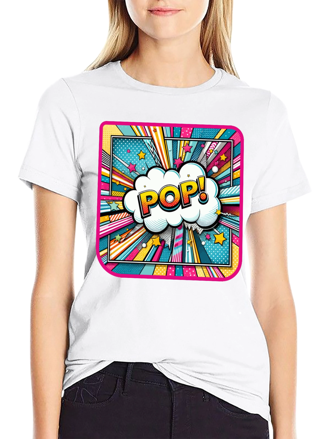 Pop Art T-Shirt - Comic Book Style Graphic Tee