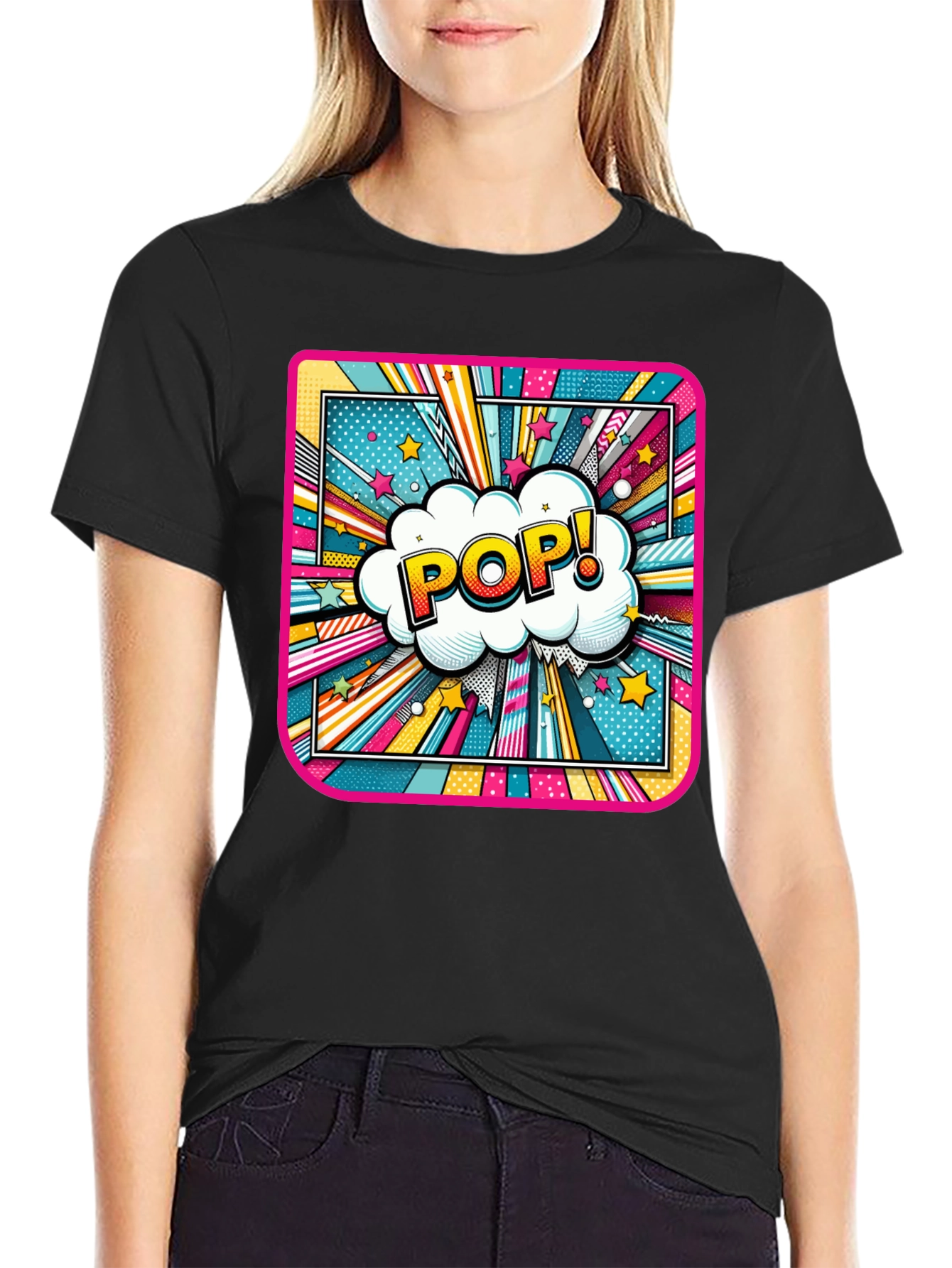 Pop Art T-Shirt - Comic Book Style Graphic Tee