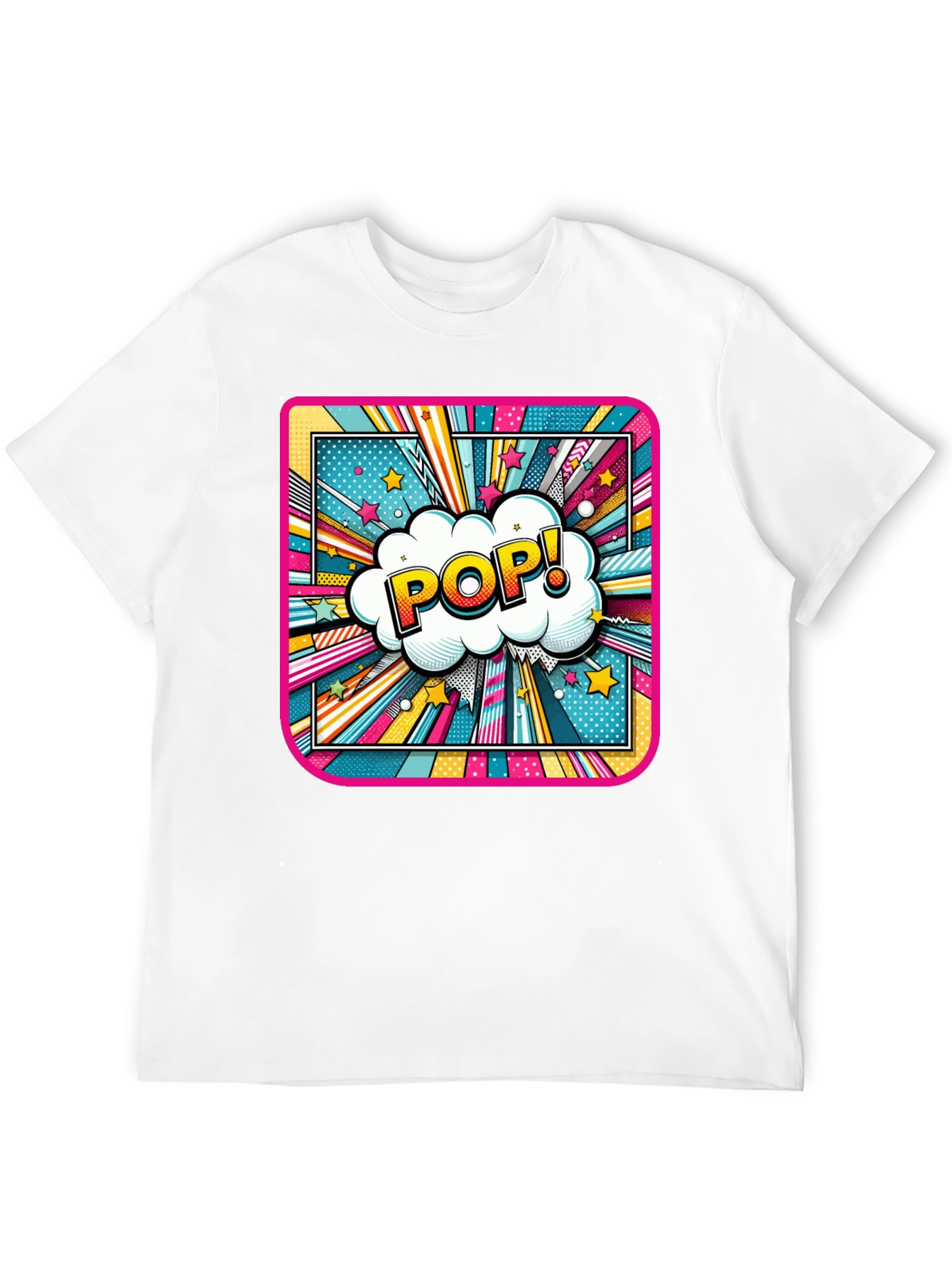 Pop Art T-Shirt - Comic Book Style Graphic Tee