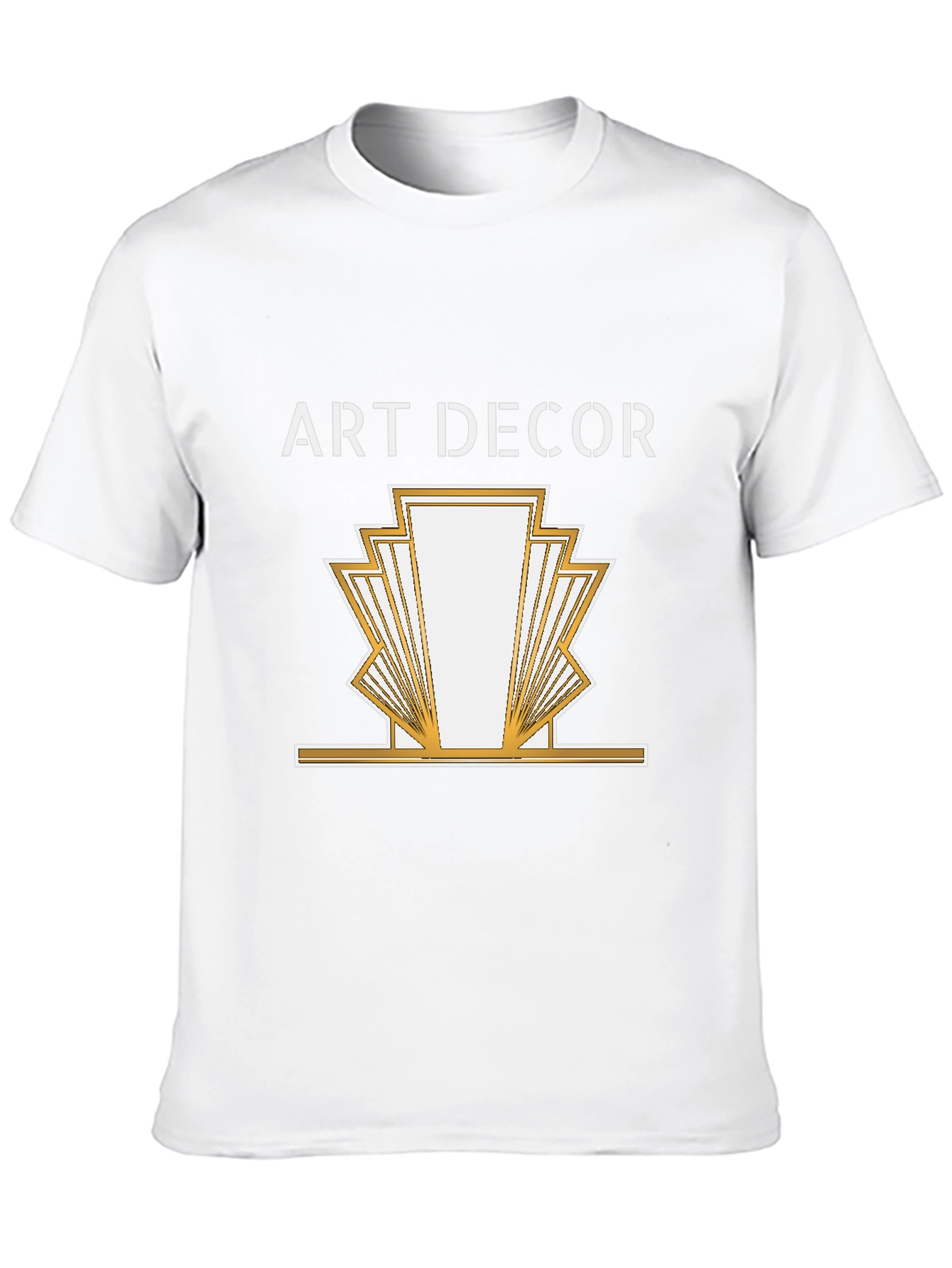 Art Deco Graphic Tee - Stylish Retro Design