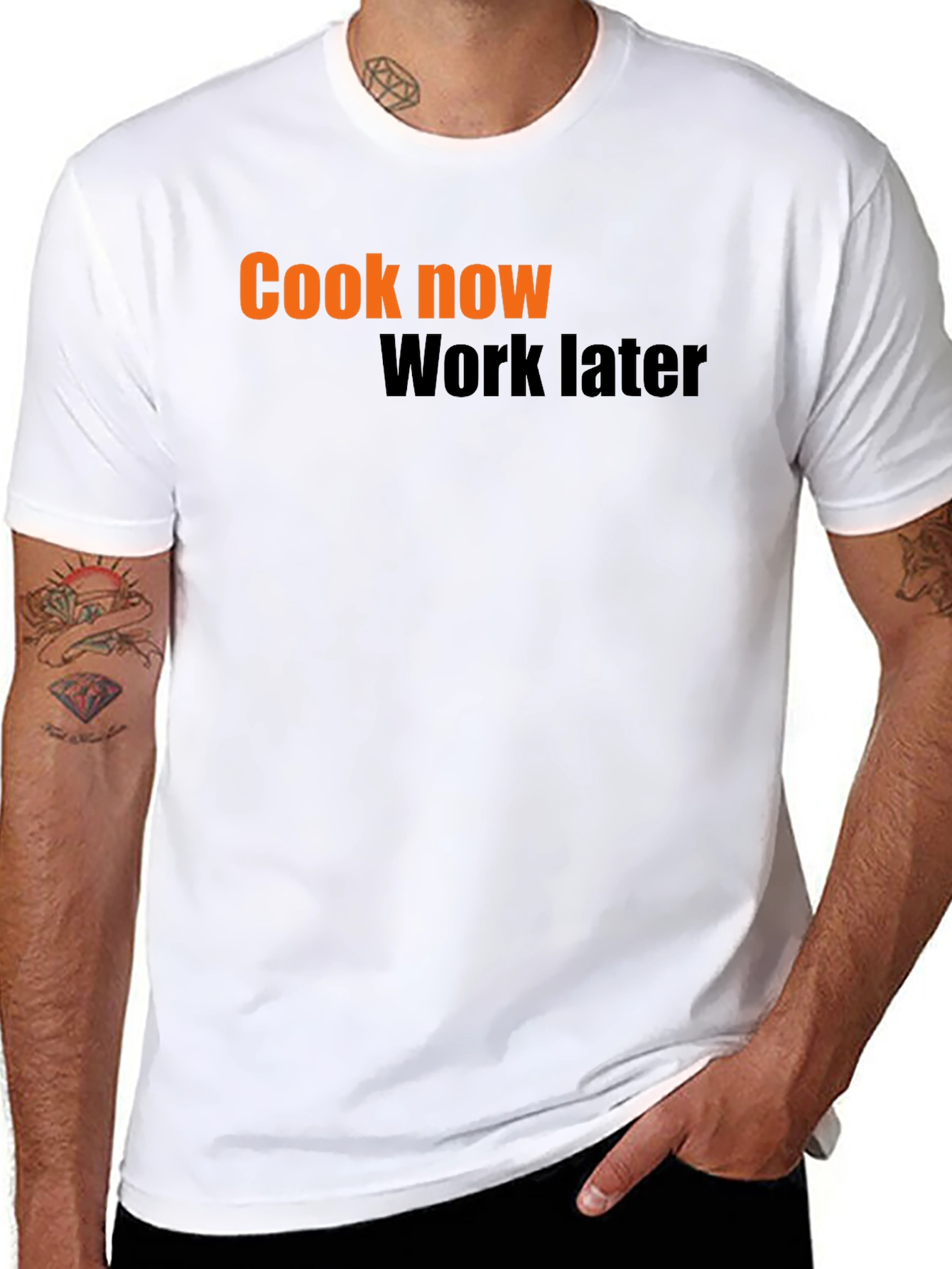 Cook Now Work Later Graphic Tee