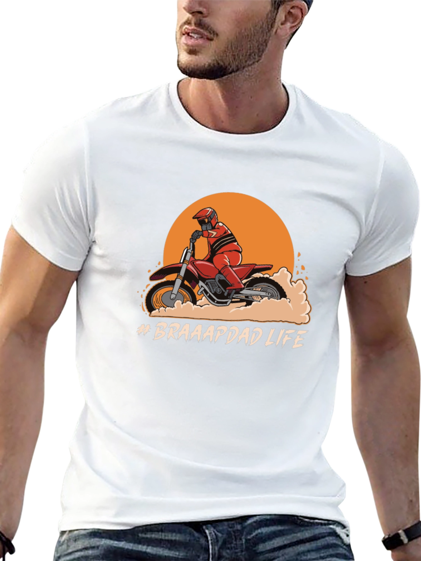 Braaapdad Life Motocross T-Shirt