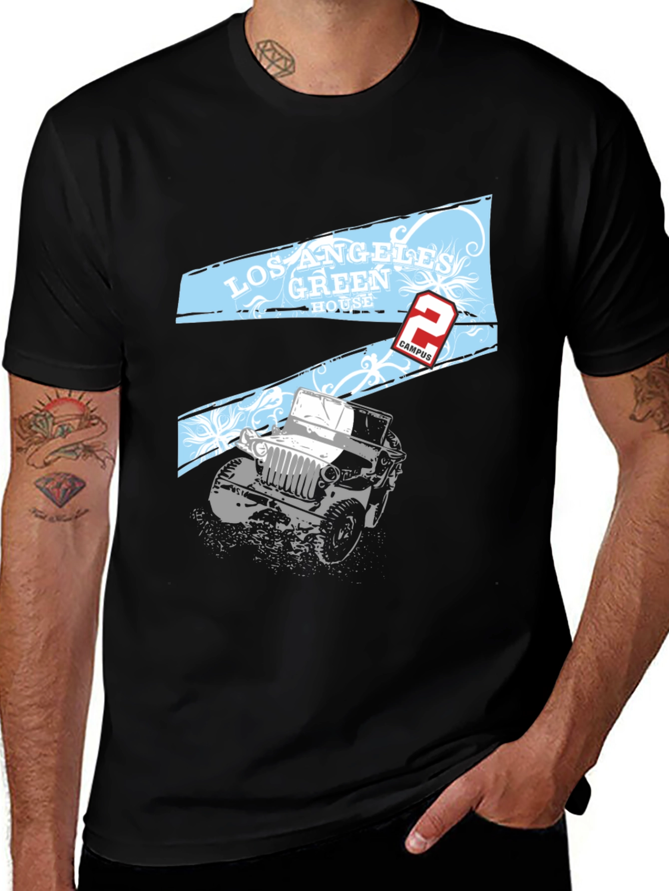 Los Angeles Green House Campus T-Shirt