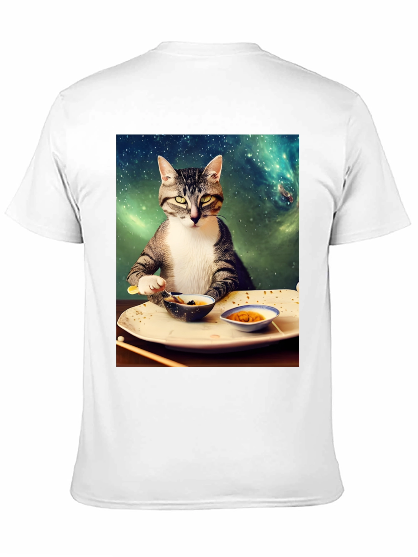 Cosmic Cat Sushi T-Shirt