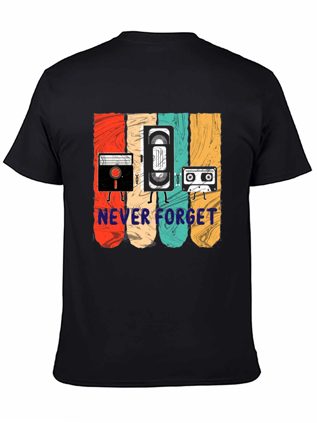 Retro Media T-Shirt - Never Forget