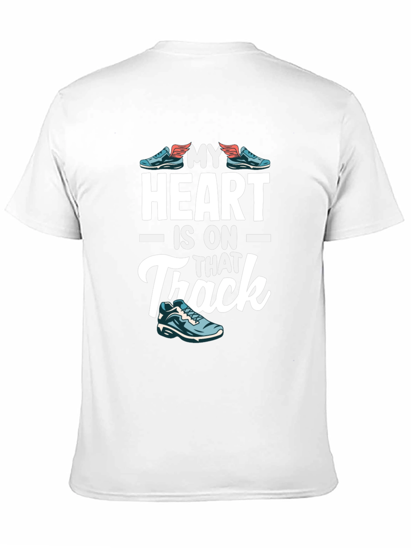 My Heart is on That Track Graphic T-Shirt