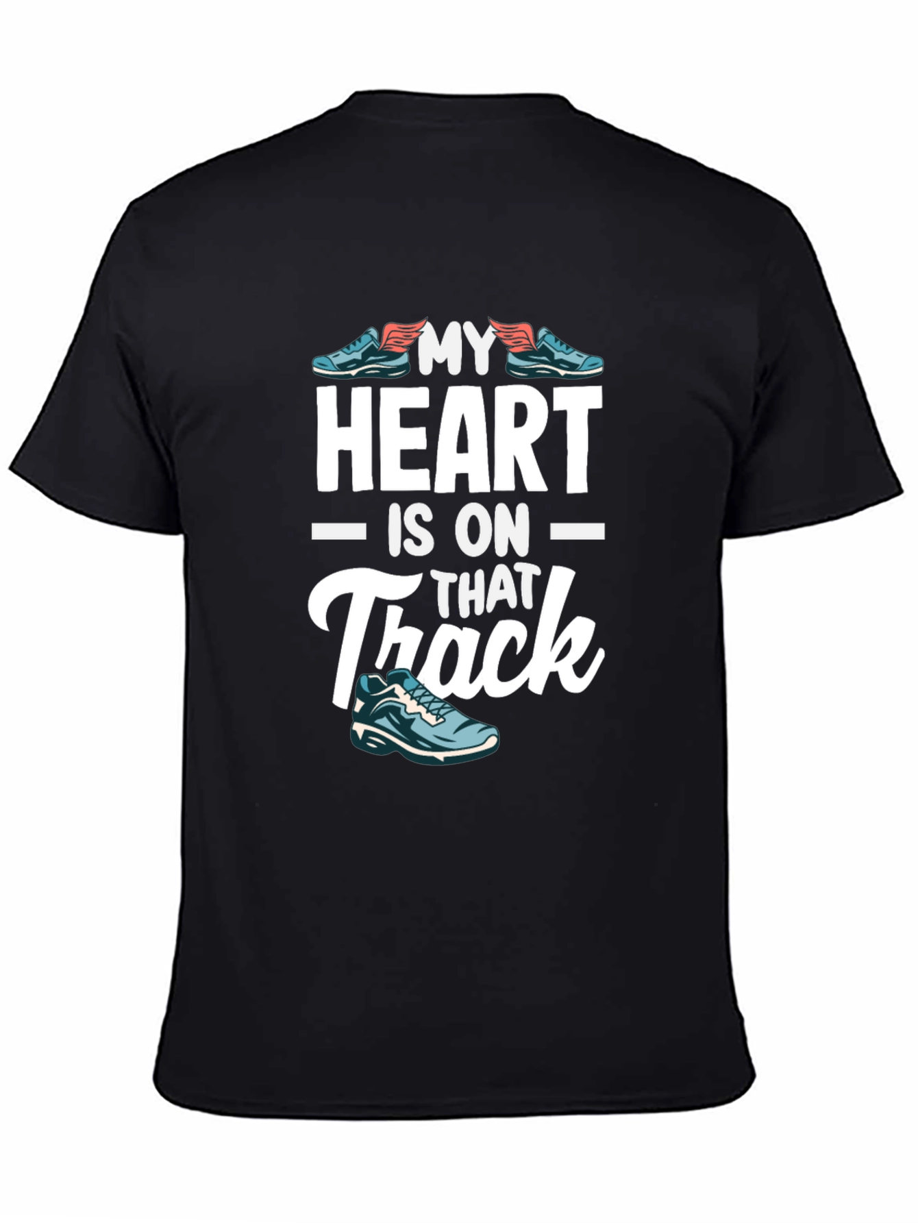My Heart is on That Track Graphic T-Shirt